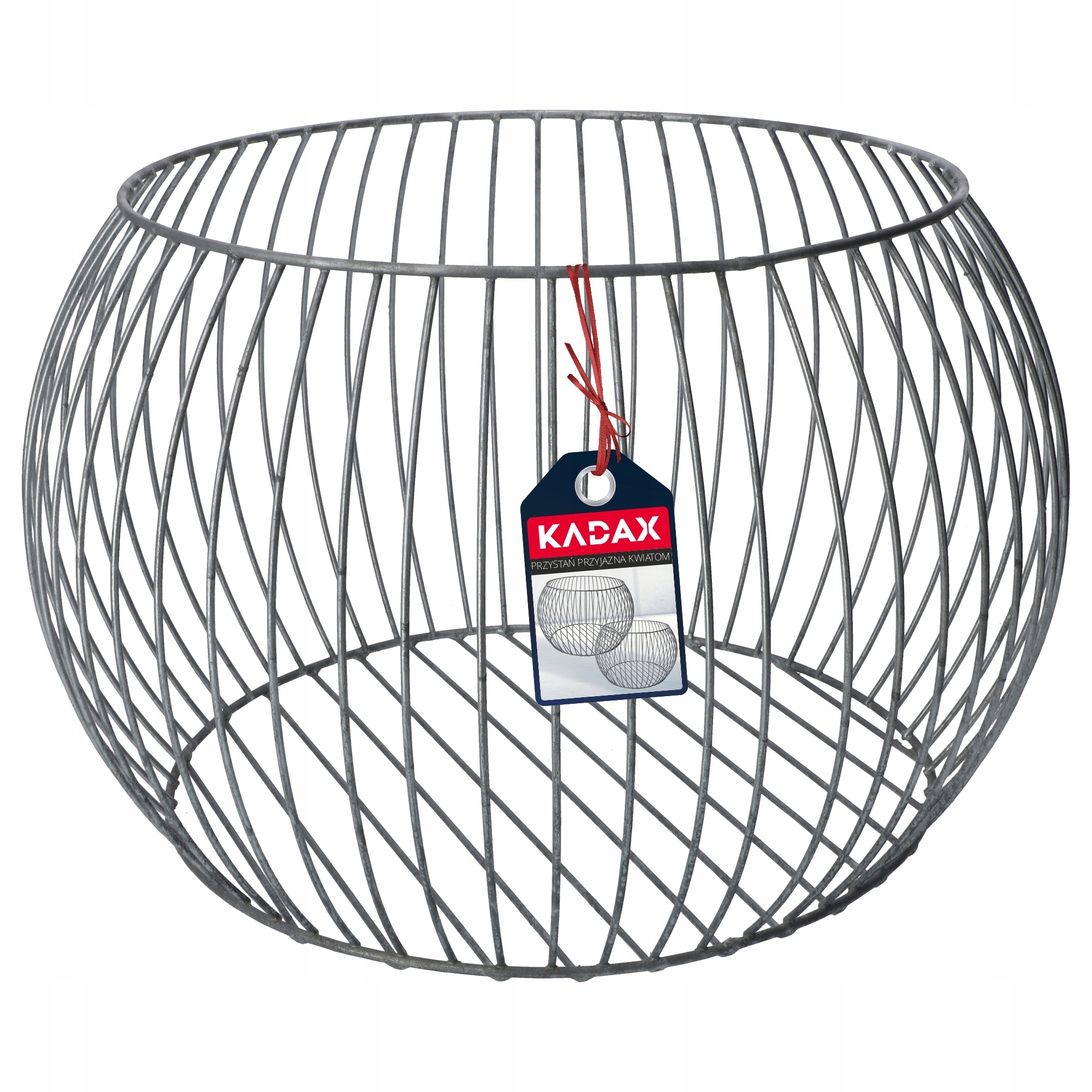 Gabiónový Kvetináč Ochrana Gabion Oceľ Kôš 53 cm Gabionový Drôt Pozinkovaná