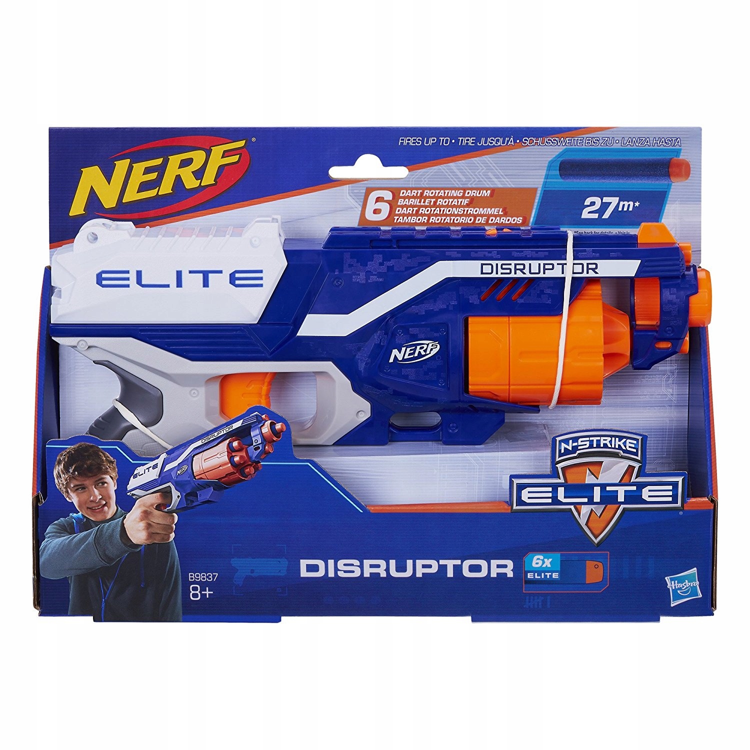 NERF N-STRIKE ELITE DISRUPTOR + UCHWYT NA STRZAŁKI Kolor dominujący inny kolor