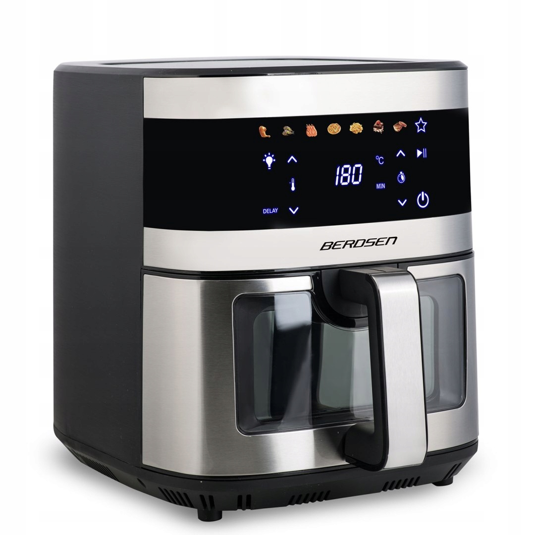 Air Fryer 9,1L Berdsen BD-656 Fritéza bez tuku XXL 1700W Led
