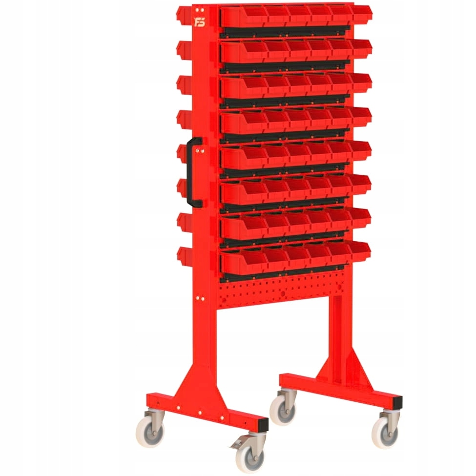 ST 70-22-P2 Stojak Narzędziowy w zestawie z listwa Kolor czerwony