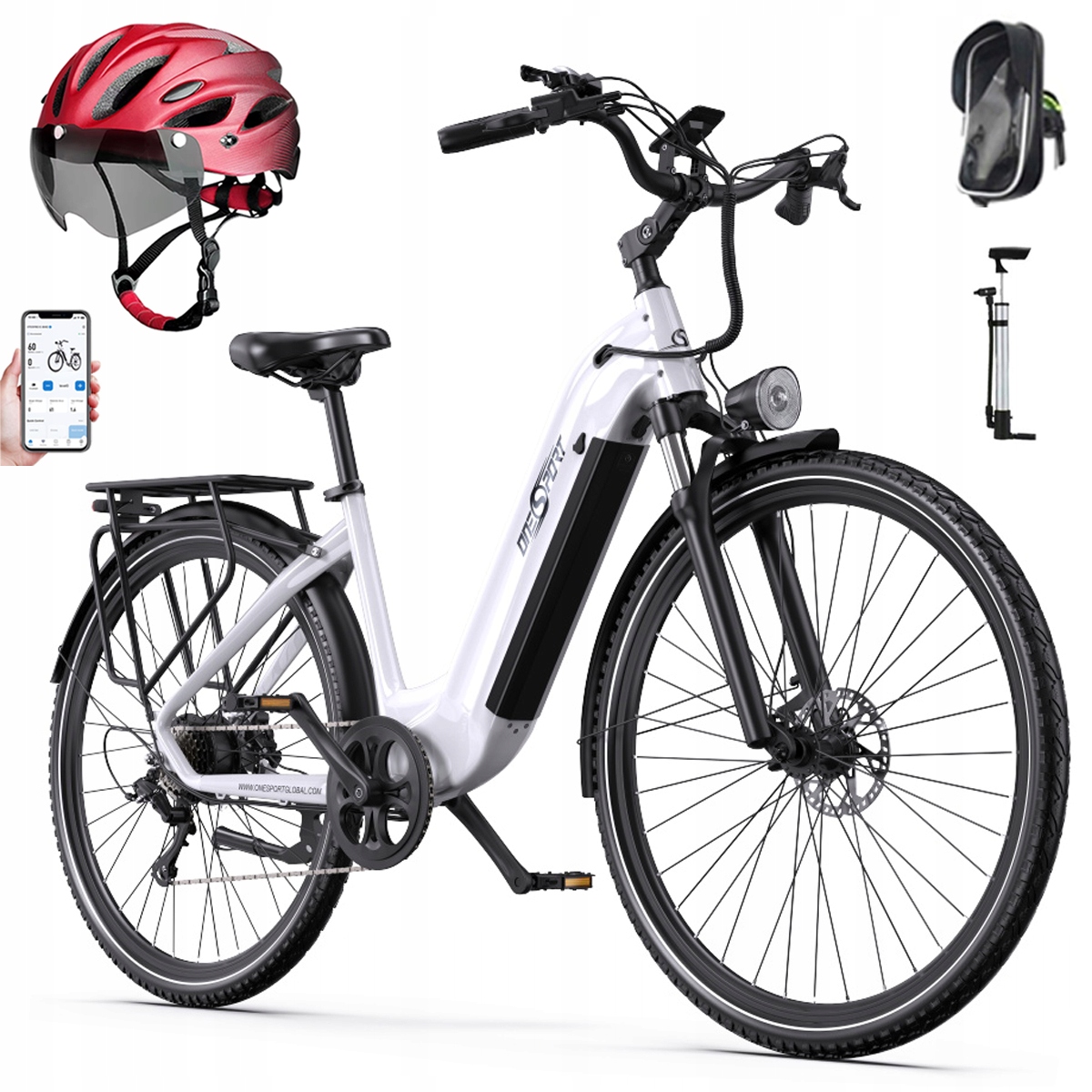 Elektrokolo Onesport OT05 pro 36V 22.5Ah 140 km Pánské/Dámské kolo 27,5"