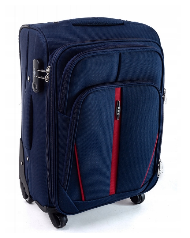 WALIZKA KABINOWA MAŁA RGL CODURA NA 4 KÓŁKACH GRANATOWA Marka RGL