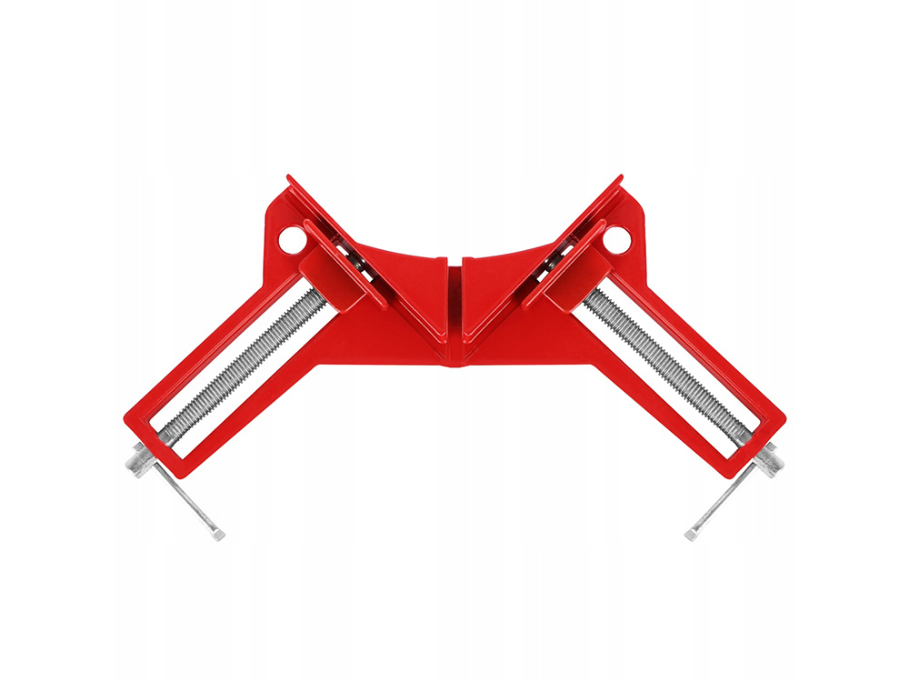 Ścisk kątowy stolarski narożny metalowy narożnikowy imadło 90 75x75