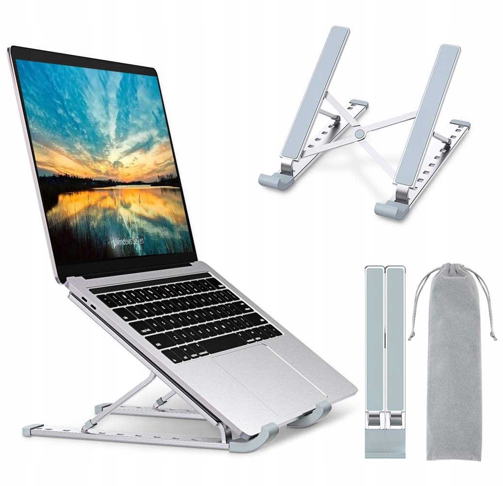 Podstavec pod notebook 9 úrovní, hliníkový