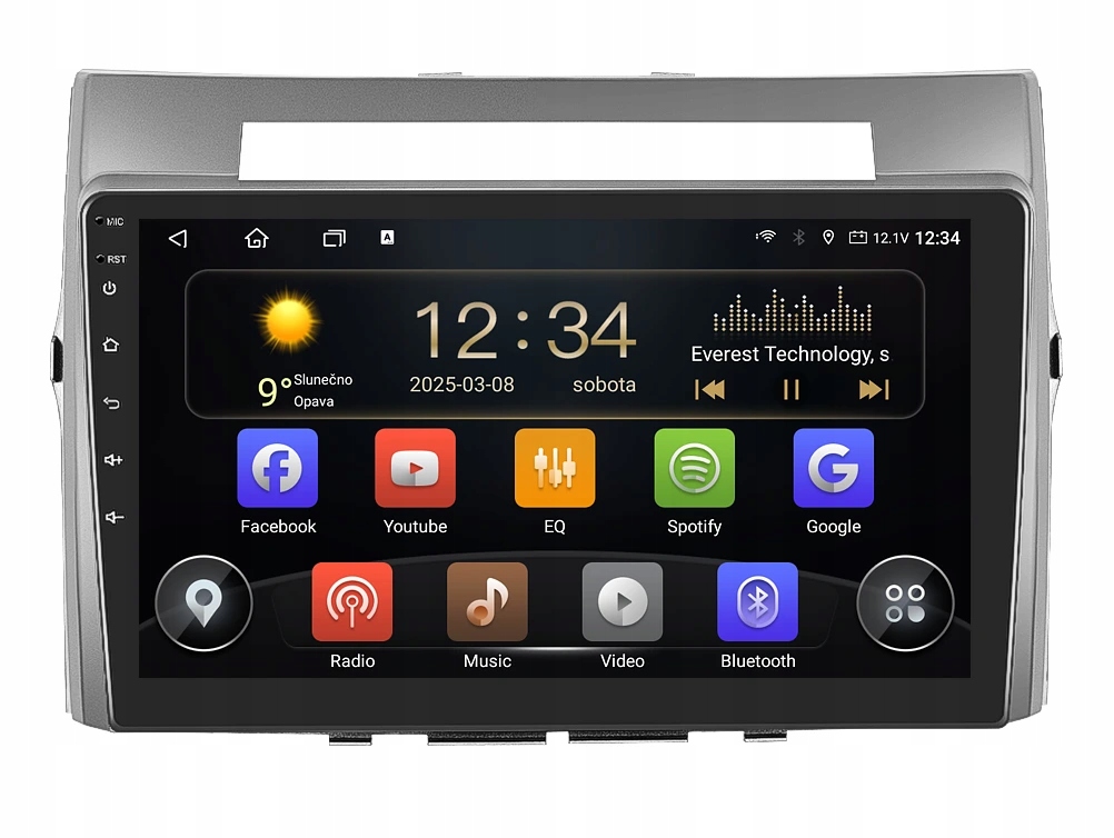 Isudar 2DIN autorádio T72-IEV119 Android, Toyota Corolla Verso