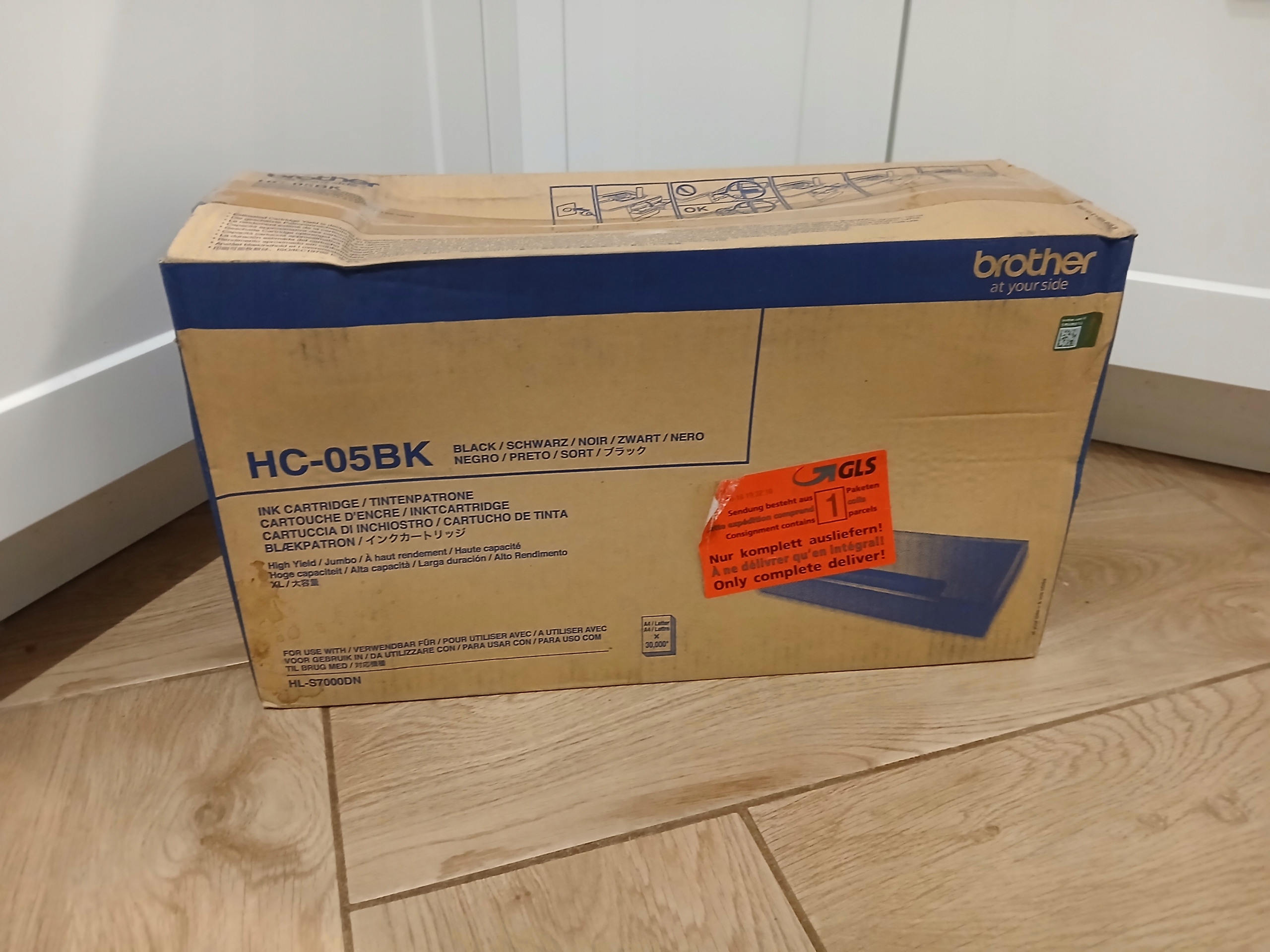 Originálny Atrament Brother HC-05BK Čierny HL-S7000DN