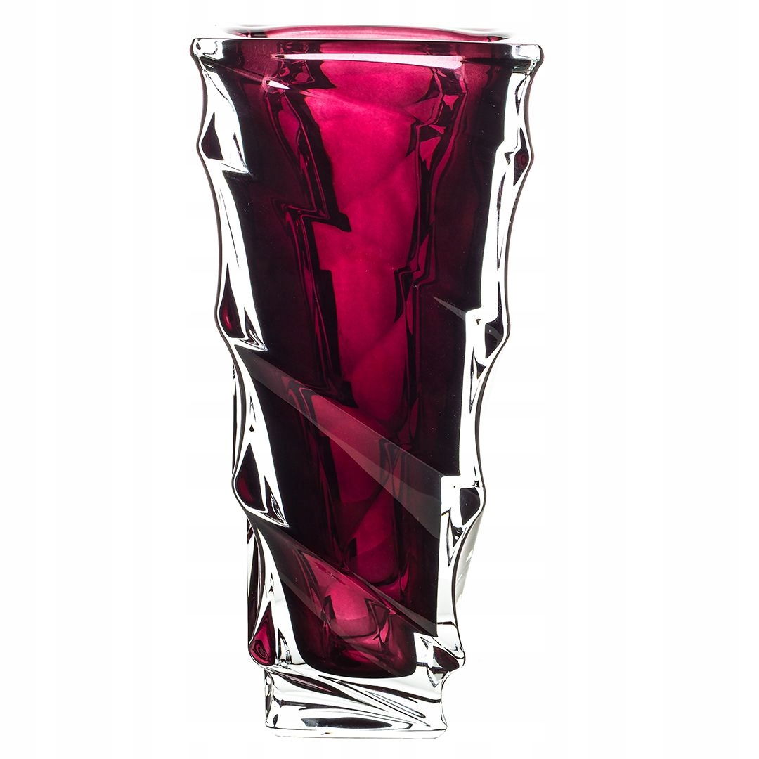 Bohemia Casablanca Burgundy Váza 305MM