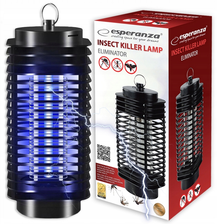 

Lampa Uv Owadobójcza Na Komary Muchy Owady Pułapka