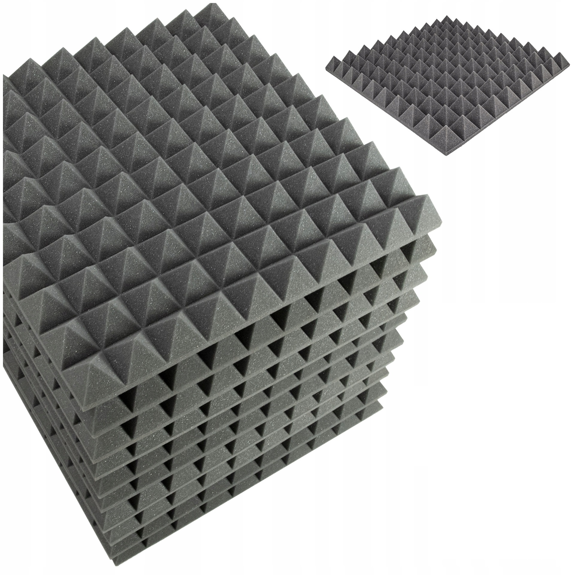 Pěnové dekorační pyramidy 12 kusů 3 metry kazety do dětského pokoje