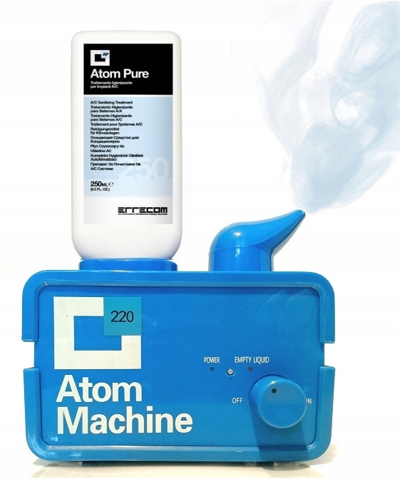 Atom Machine 12V + 48 шт. чистая жидкость