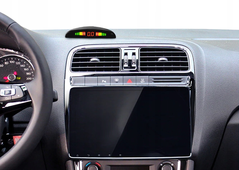 CZUJNIKI PARKOWANIA COFANIA PARKTRONIC LED WYŚWIETLACZ LCD PRZÓD TYŁ SILVER Marka Retoo