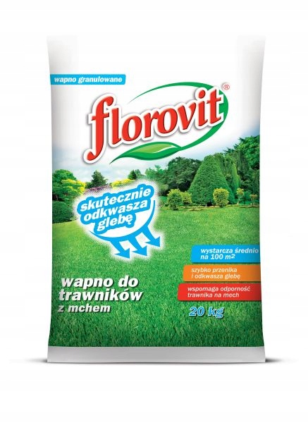 

Wapno granulowane do trawników z mchem Florovit