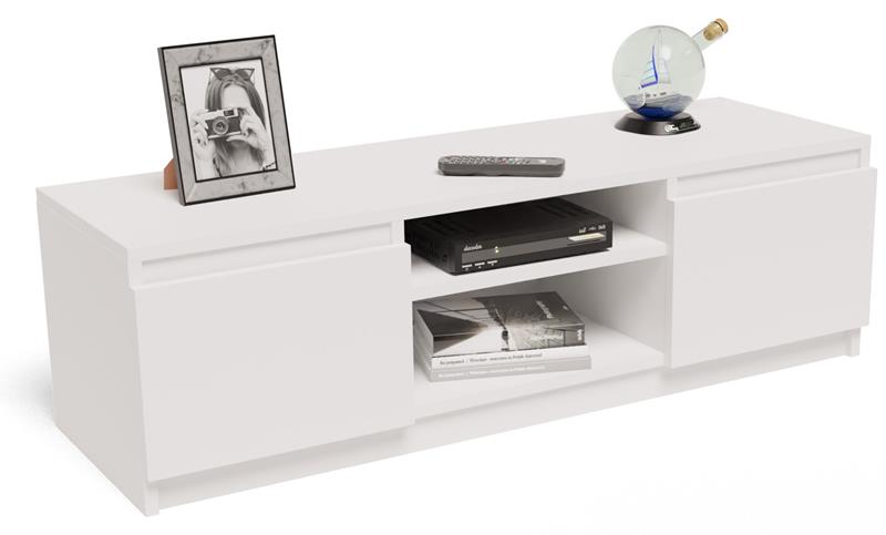 Stolíková skrinka Rtv 120 EX3 biela polička a regál