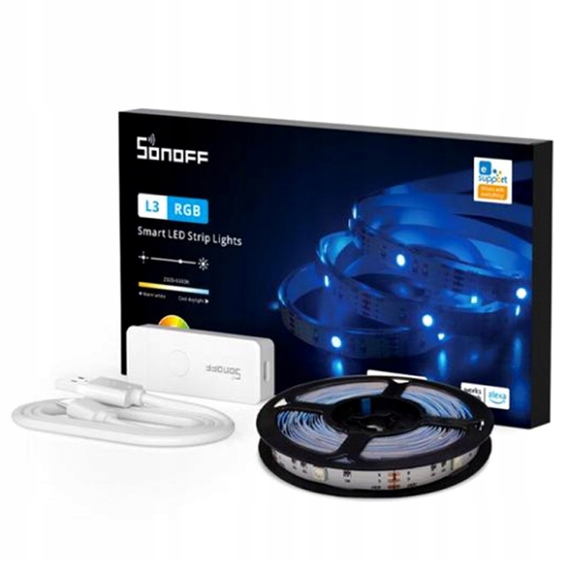 

Sonoff L3 Kolorowa Taśma Led Rgb eWeLink WiFi 5m
