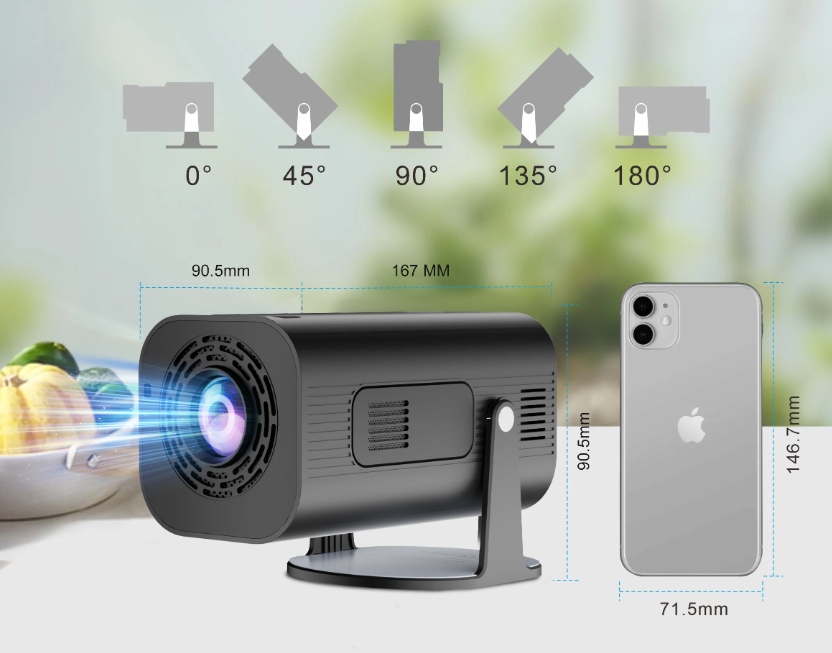 PROJEKTOR OPTICAST OPTIPRO MOCNA LAMPA, ANDROID, VOD, WIFI, BT5, 1920x1080 Rozdzielczość podstawowa (px) 1920 x 1080