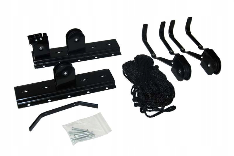 WIESZAK NA ROWER UCHWYT ROWEROWY SUFITOWY WINDA HACZYKI ŚCIENNY PODWIESZANY Liczba stanowisk 1