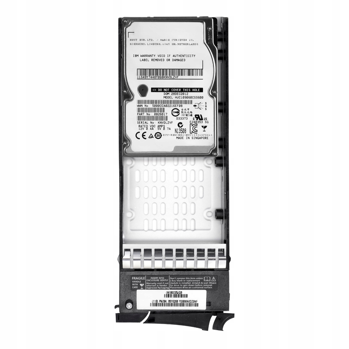 Ibm 00Y2683 600GB 10K 64MB SAS-2 2.5'' HUC109060CSS600