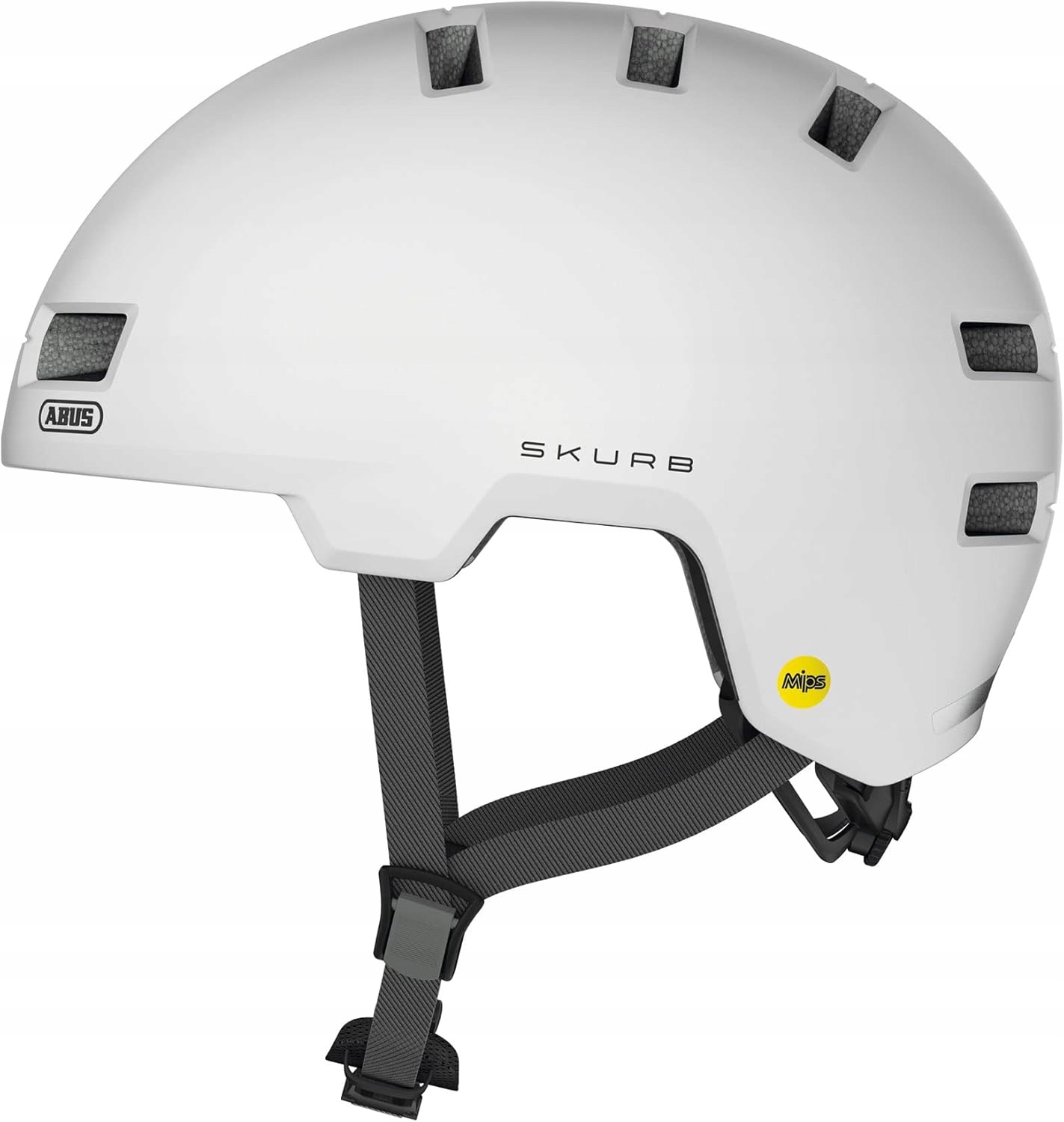 Abus Skurb Mips Kask rowerowy orzech r. S 52-56 cm biały