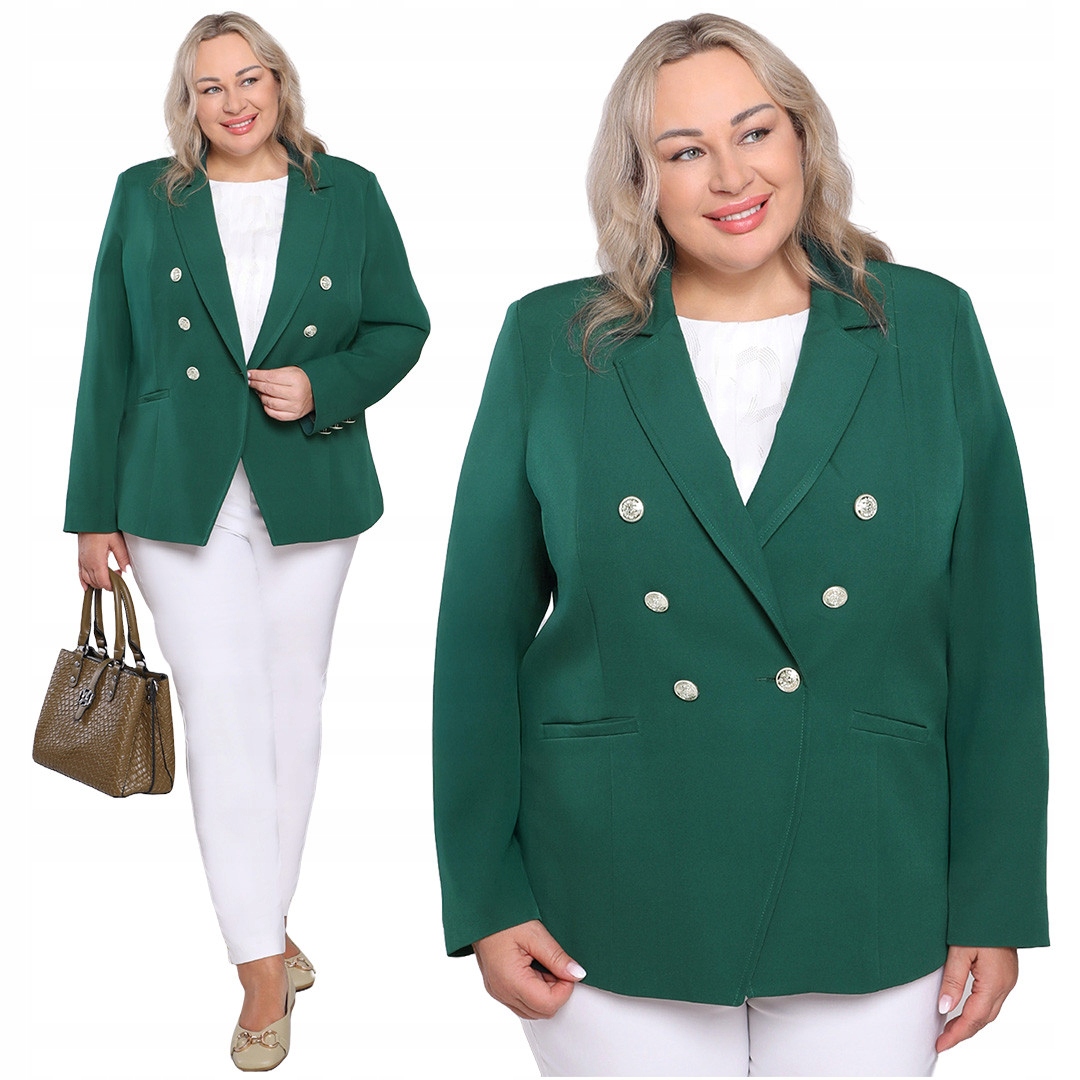 Tmavě zelený návštěvní sako 54