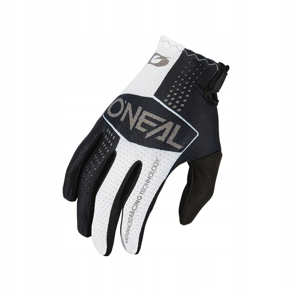 O'neal Matrix Split czarno białe lekkie rękawiczki na Mtb Dh Enduro M 21cm