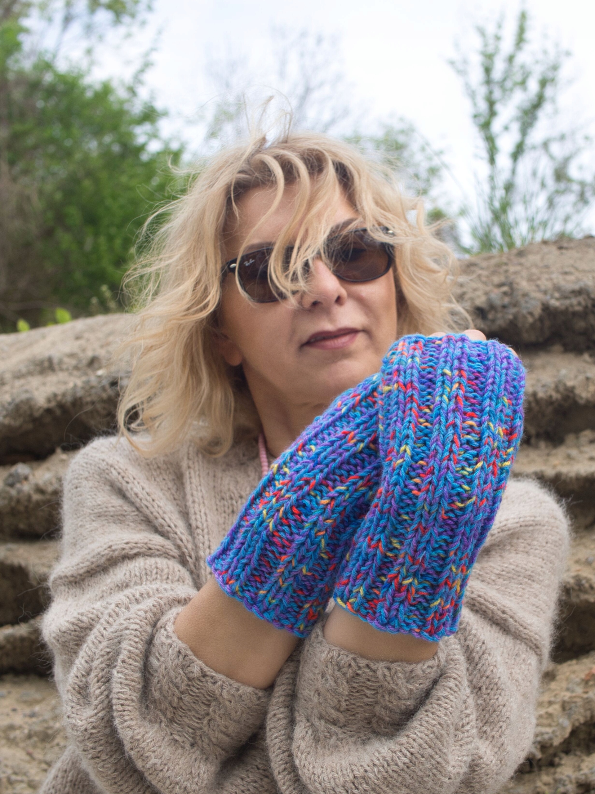 Palčáky č. 1 zima handmade