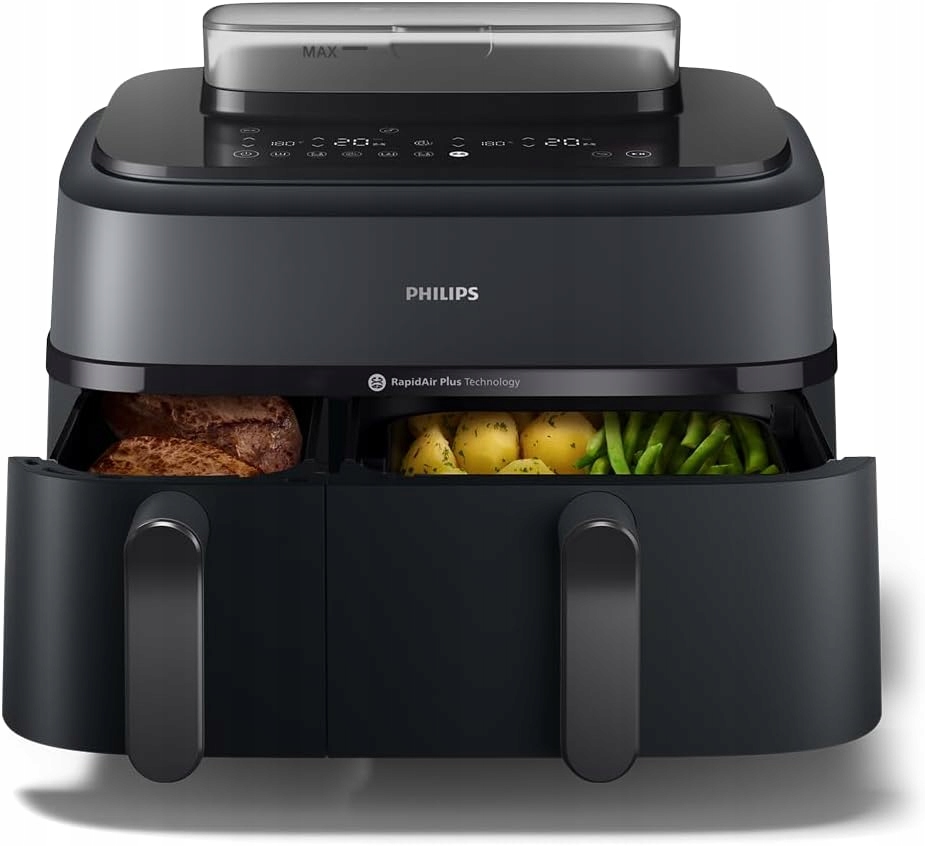 Philips Ovi Dual Basket s parou SteamClean (NA550/00)