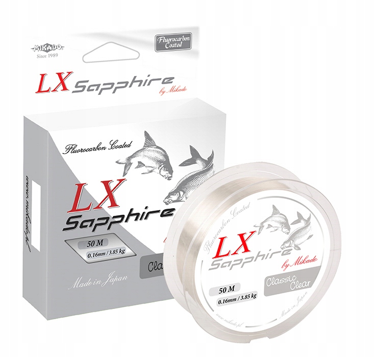 

Żyłka LX Sapphire Classic Clear 0.10mm/1.70kg/50m