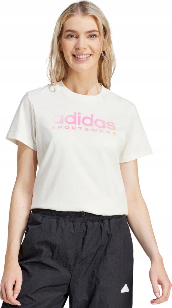 Tričko Adidas The Soft Side Linear Bílé IR5890 vel. M