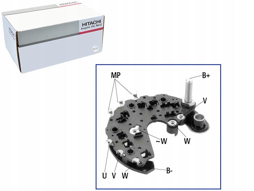 MOSTEK PROSTOWNICZY ALTERNATORA 32A HITACHI