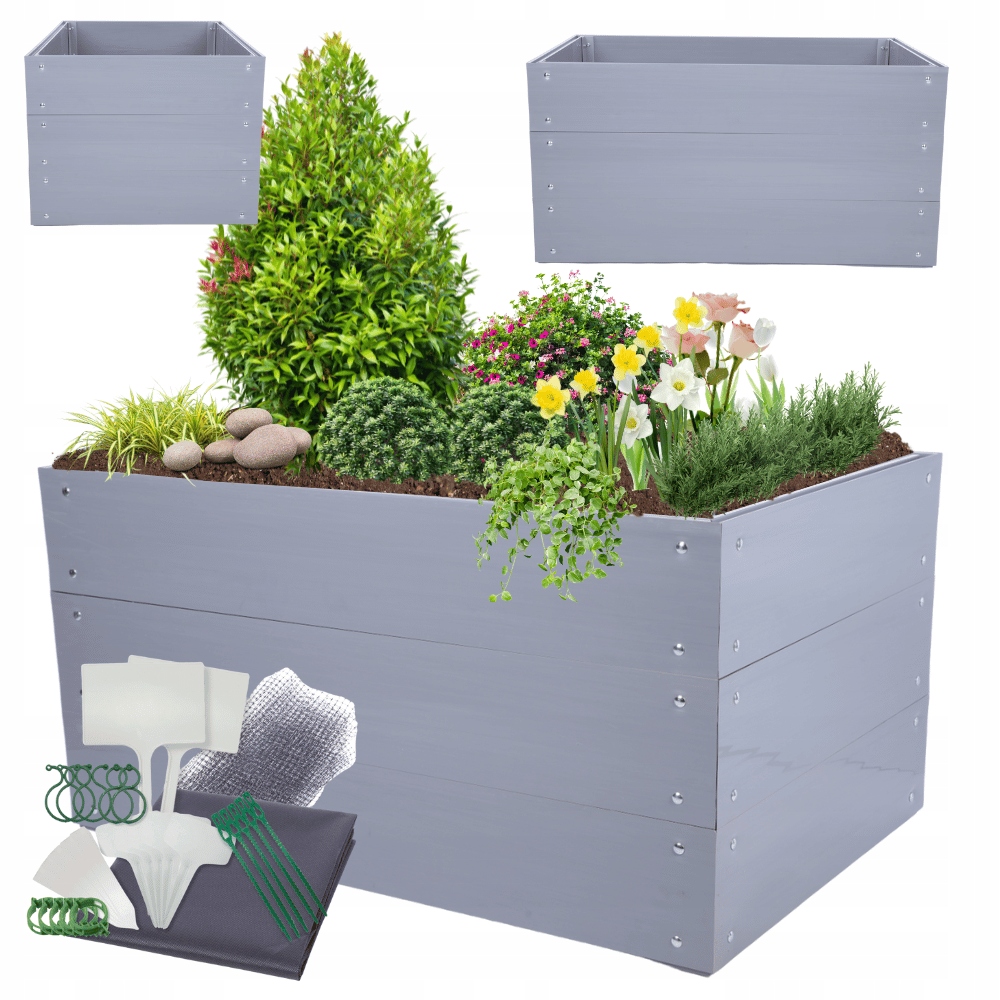 Plastový box na zeleninu z Pvc zeleninová zahrada záhon Pvc 60x120x