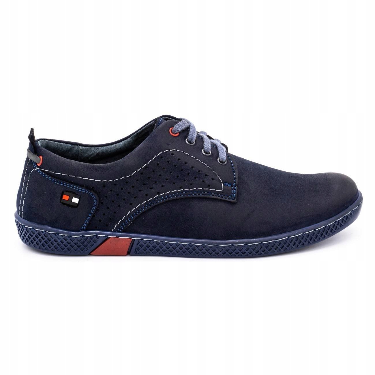 

Buty Olivier Męskie Skóra Polskie 302GT Granat 43