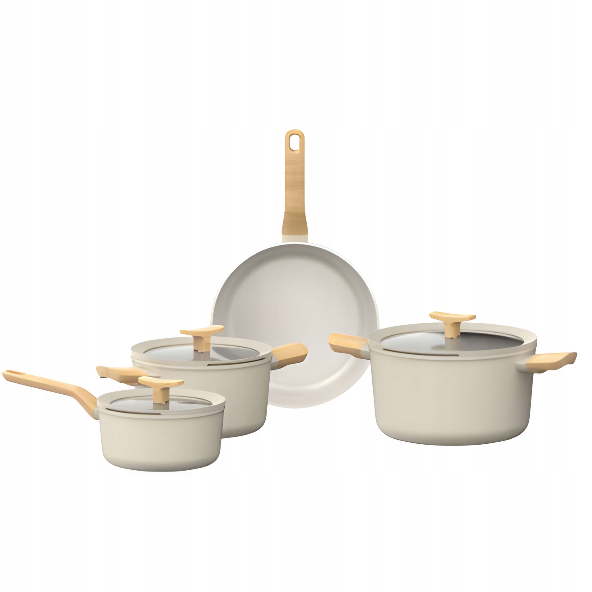 Sada Hrnců BergHOFF Balance Krémová 7dílná model 2026