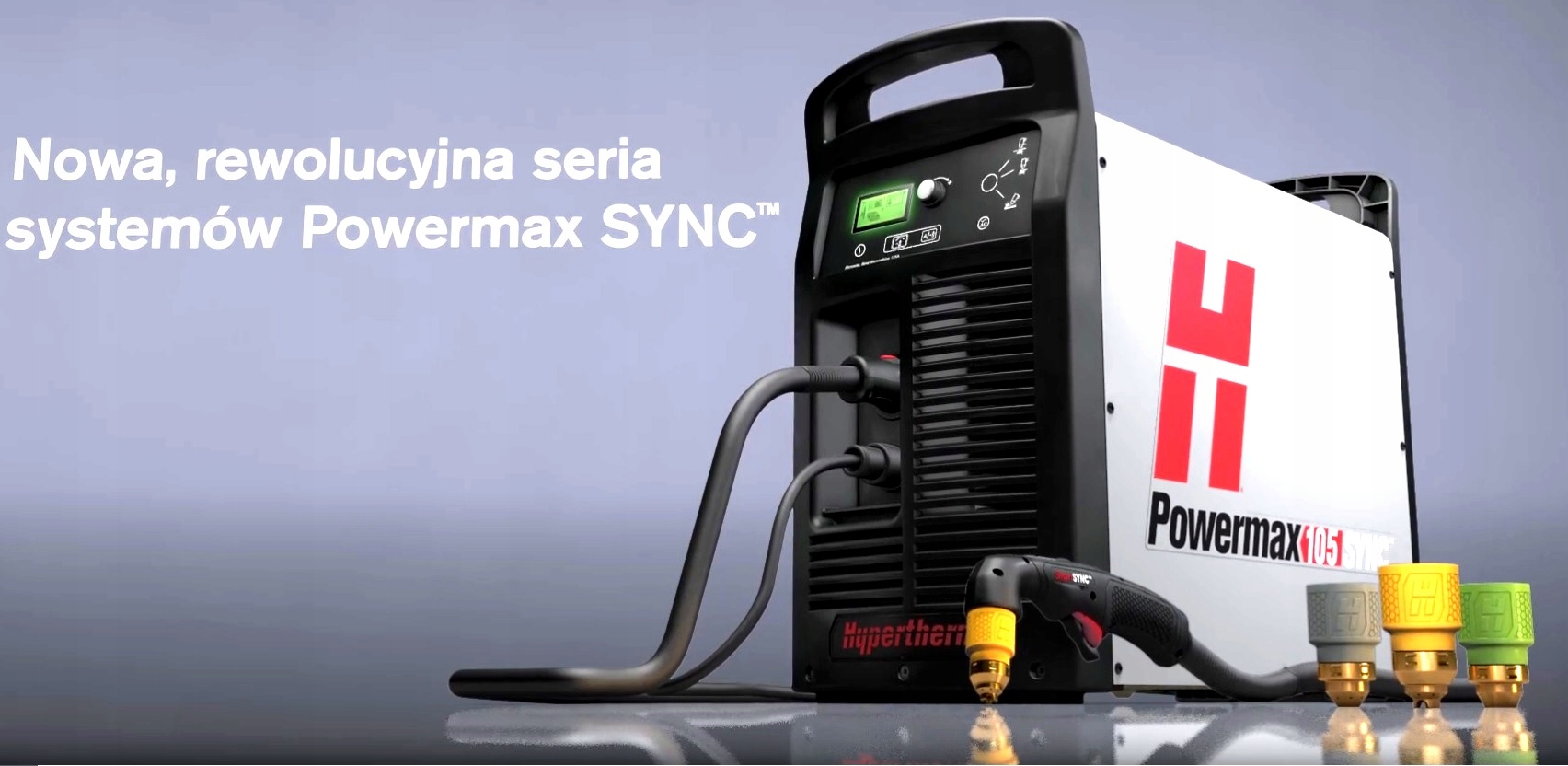 HYPERTHERM PRZECINARKA PLAZMOWA SmartSync WKŁAD POWERMAX SYNC 65A 85A 105A Rodzaj przecinarka plazmowa