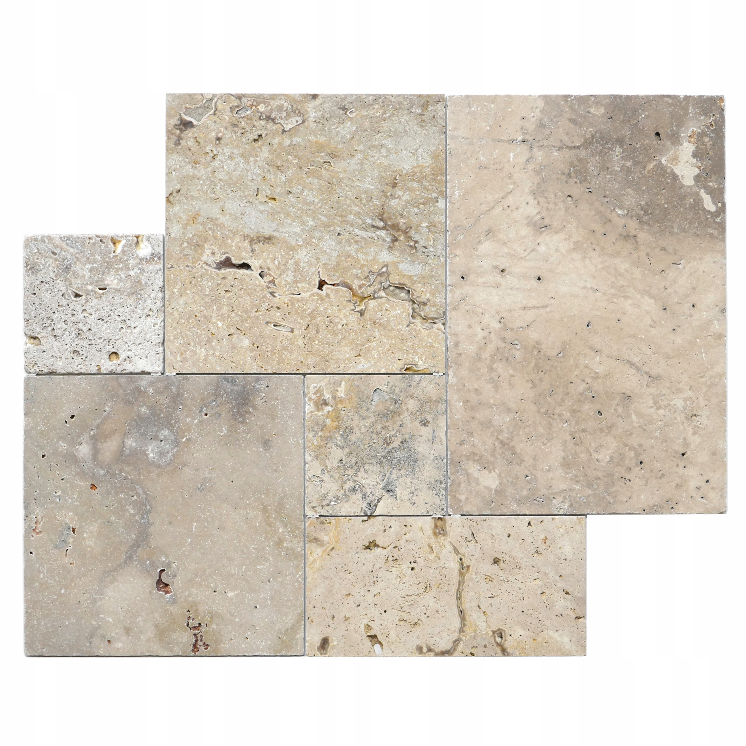 TRAWERTYN ONYX TUMBLED SQUARE PAVIO PŁYTKI KAMIENNE