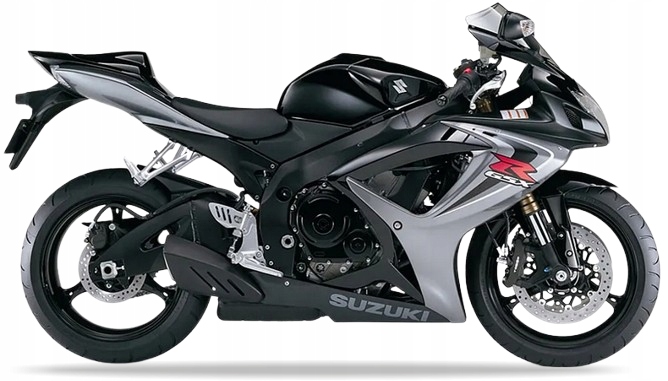 Nálepky Juula Na Suzuki Gsxr 600 2006 Čierne 019 Sivá Yhg