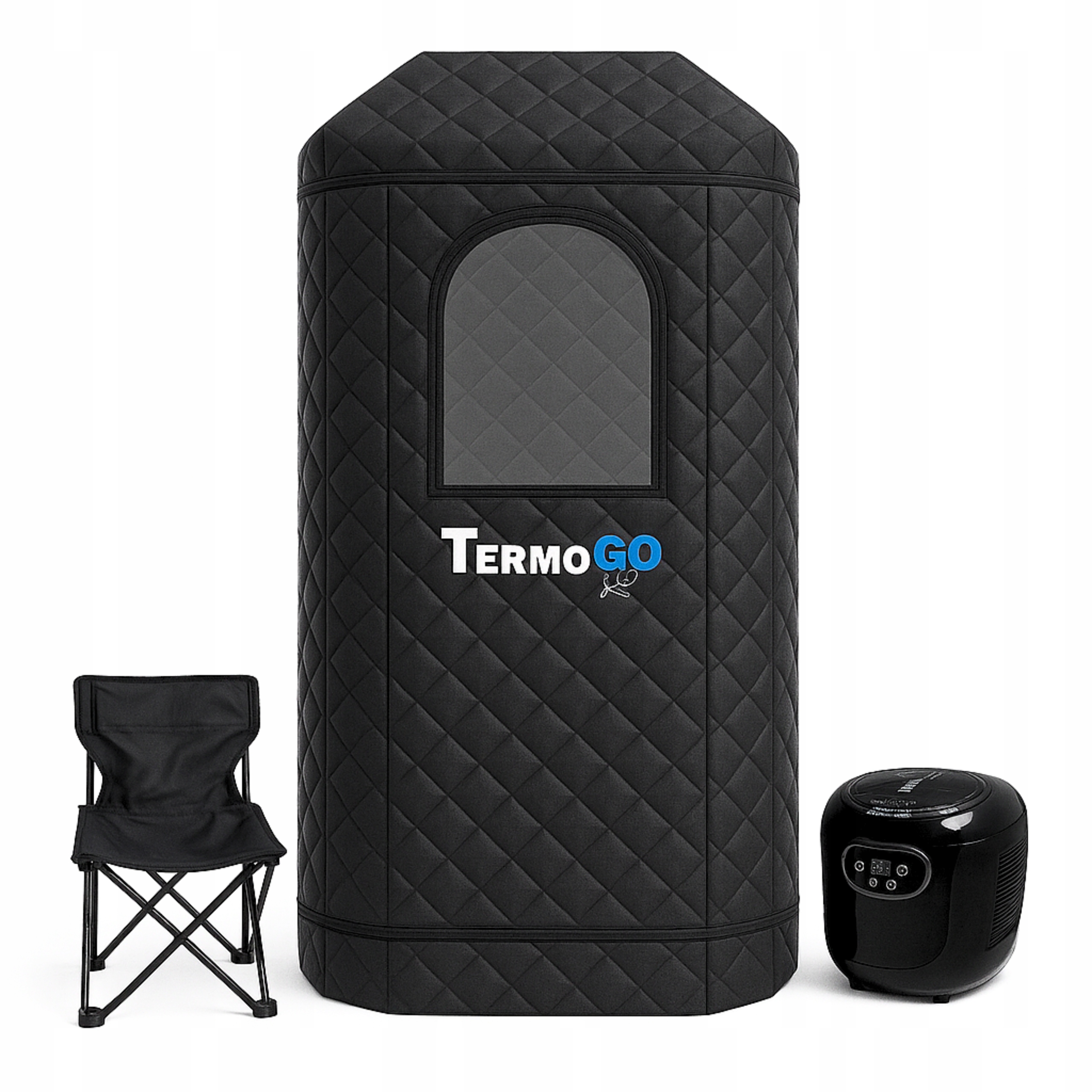 Přenosná parní sauna Rozkládací s židlí Termo Go 180x53x53 cm