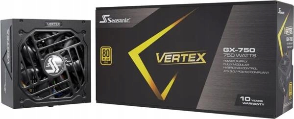 Zdroj 750W, Seasonic Vertex GX-750 Gold, retail VERTEX-GX-750