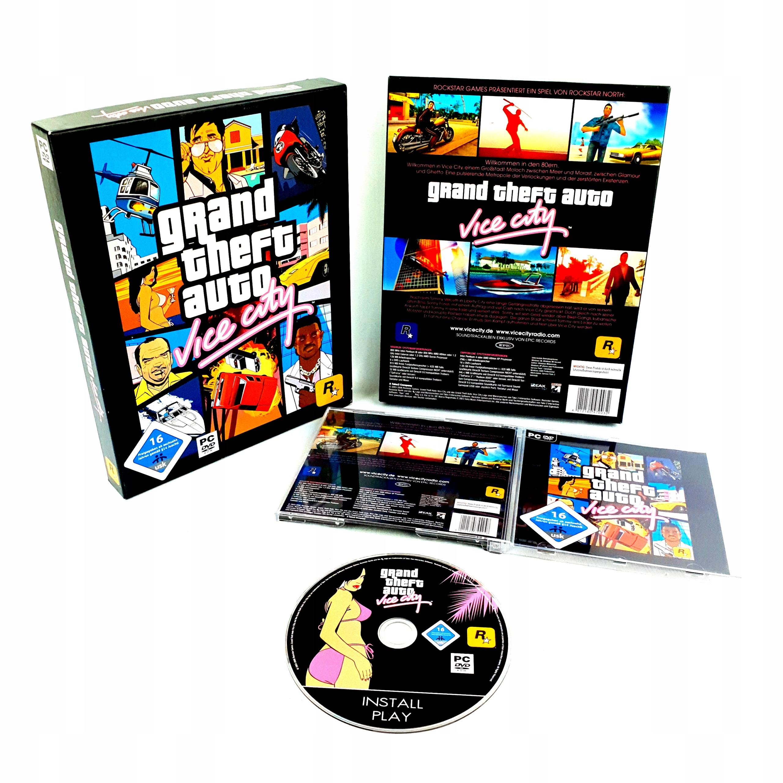 GRAND THEFT AUTO VICE CITY BIG BOX KOLEKCJONERSKI Stan używany 3000
