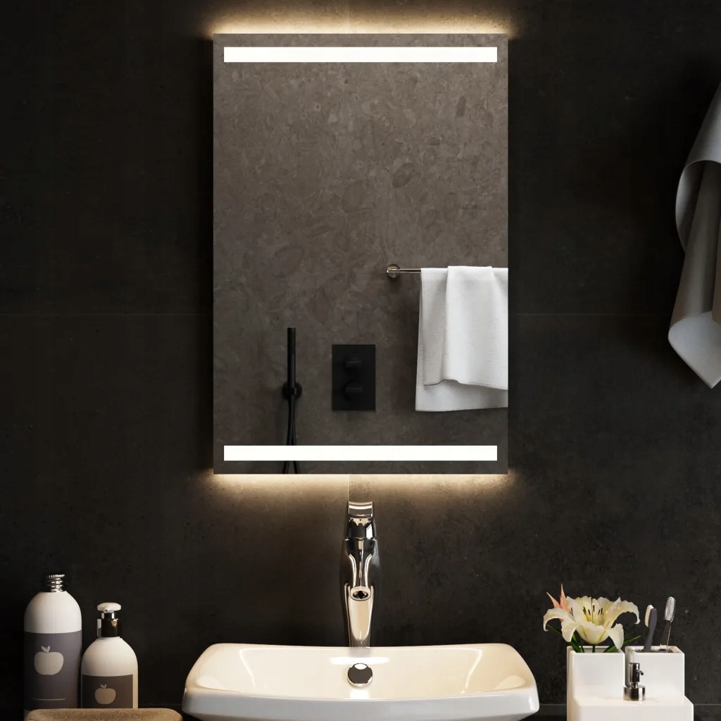 Koupelnové zrcadlo s Led osvětlením 40x60 cm Čirá 3154061