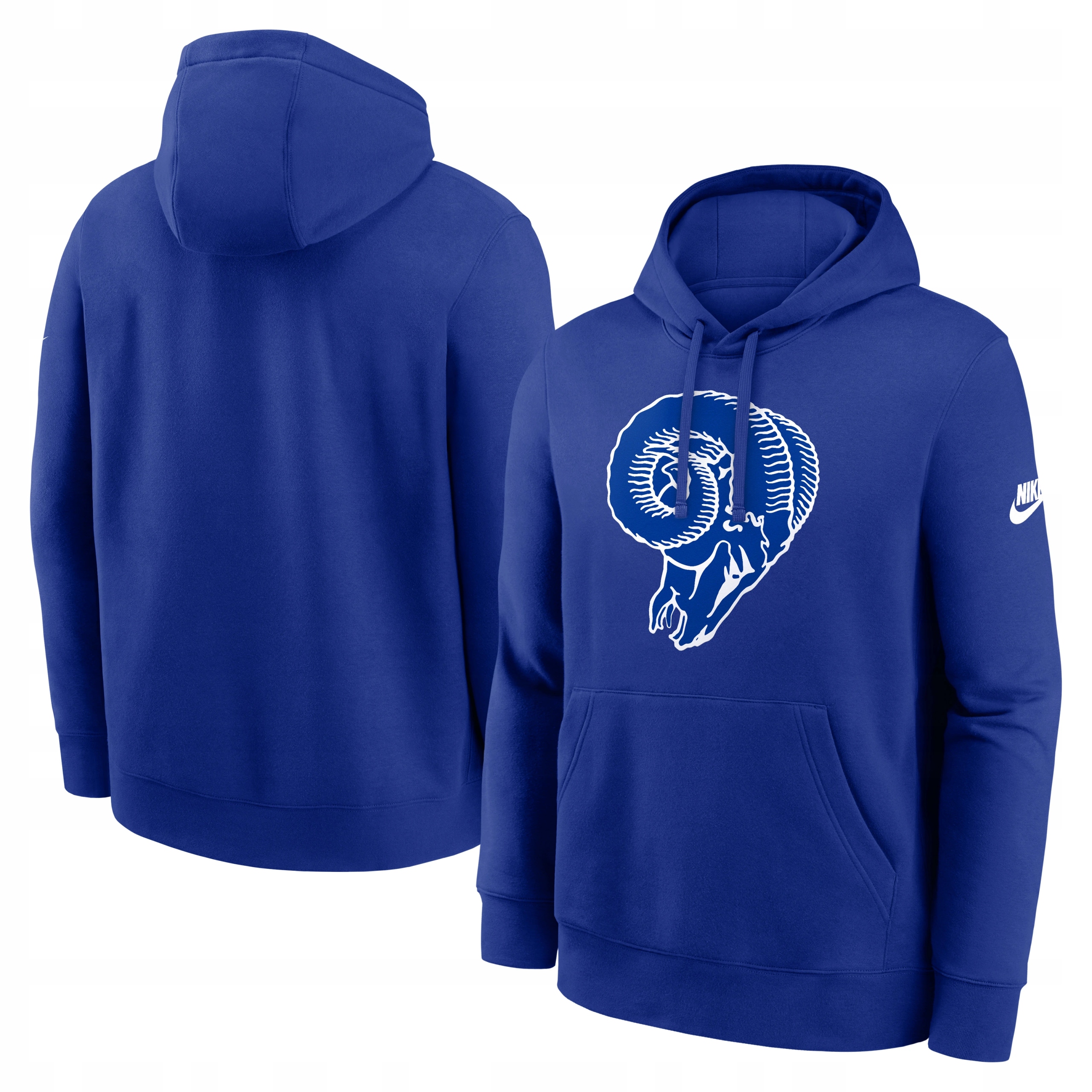 Pánská mikina Los Angeles Rams Nfl Nike Club Logo Hoodie Velikost: L