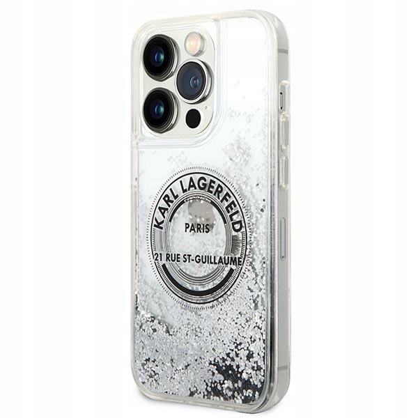 Karl Lagerfeld Case Hardcase Do Iphone 14 Pro 6,1 Liquid Glitter Rsg Design