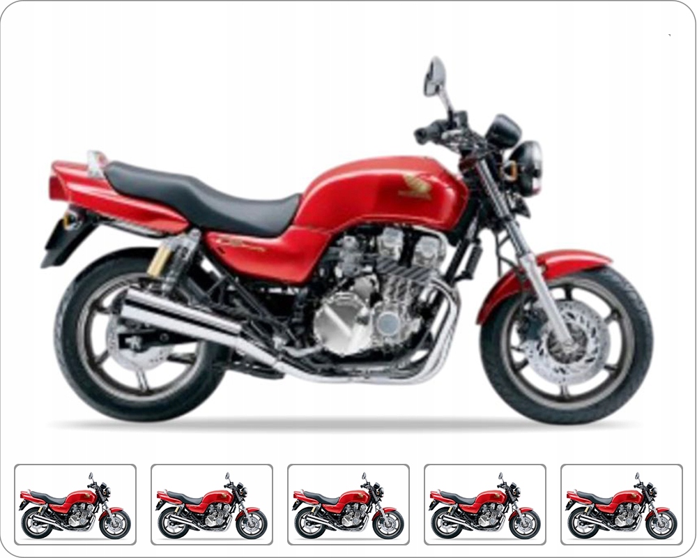 Samolepky Juula Pro Honda Cb 750 Seven Fifty 1992-1993 Červené R101