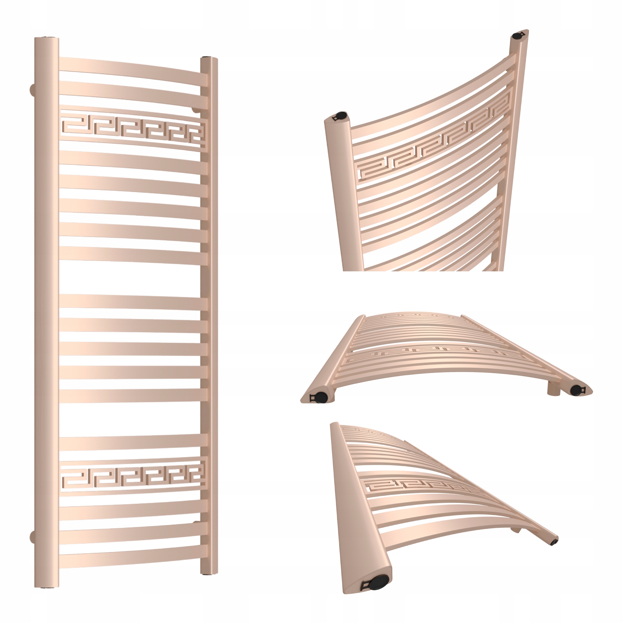 Koupelnový Radiátor Emiter 1150x570 Zlatý Růžový