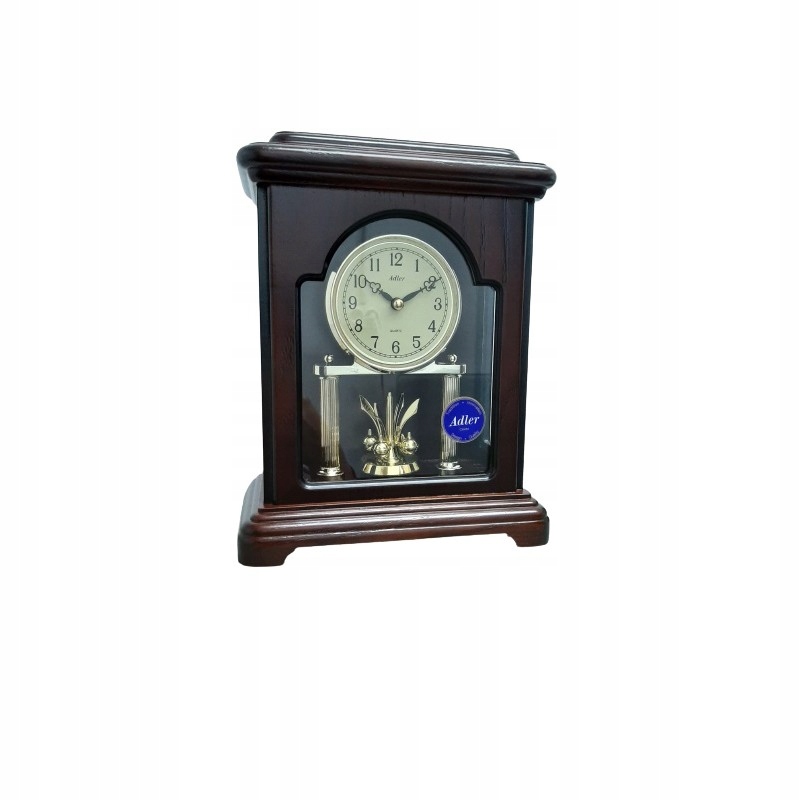 Klasické krbové hodiny Adler 22141W orech