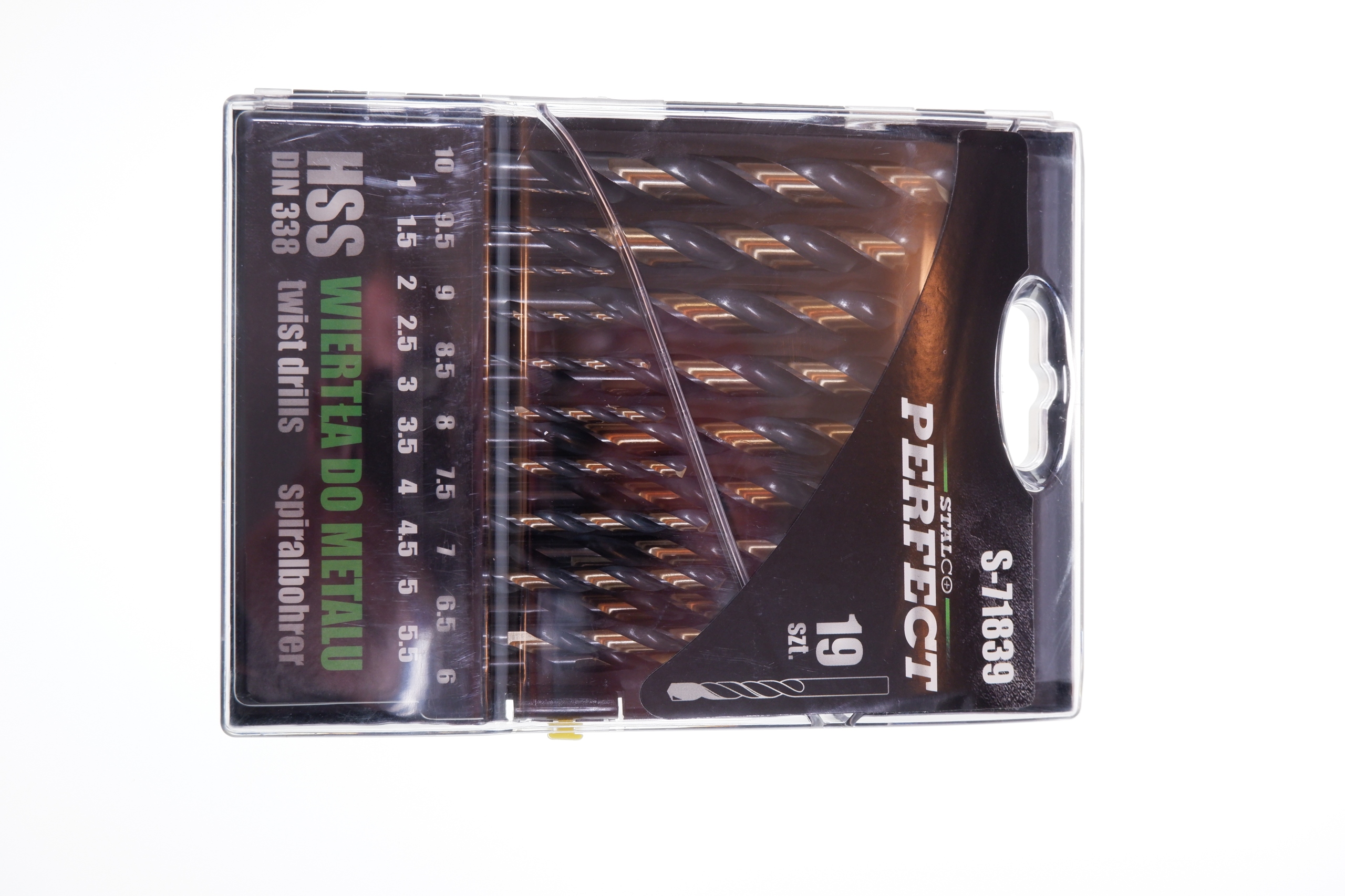 

Zestaw wierteł do metalu Perfect 19 szt. S-71839