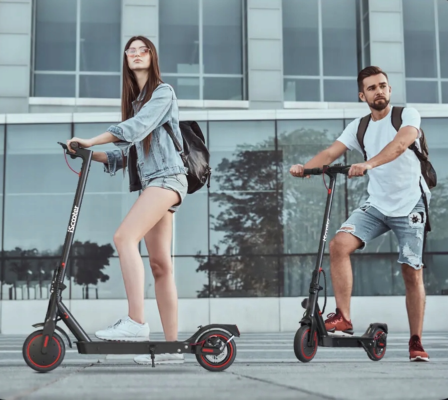 Adults Electric Scooter iScooter i9 350 W 30 km/h Brake electronic kickscooter