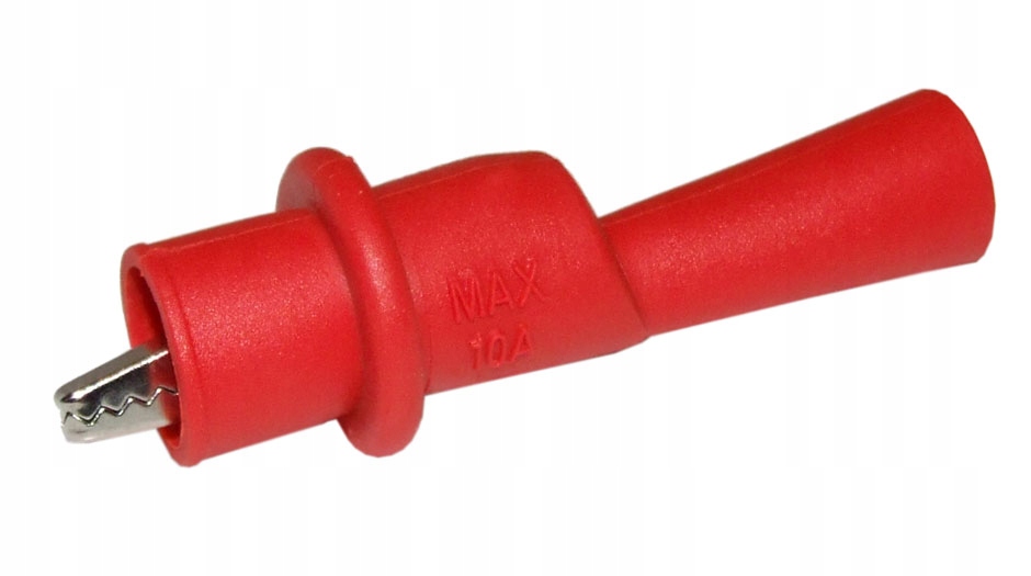 Zacisk Typu Krokodylek (4mm) Czerwony