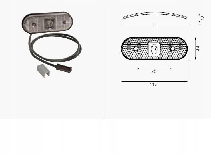 Габаритный фонарь Aspock A31-7704-037