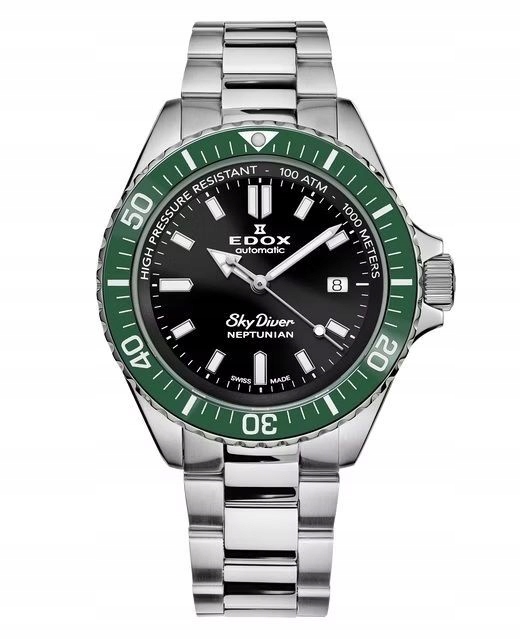 Hodinky Edox Skydiver Neptunian Automatic 80120-3VM-NIN 44,00 mm 100ATM