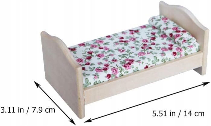 łóżeczko drewniane dla lalek duże 64709 — 5